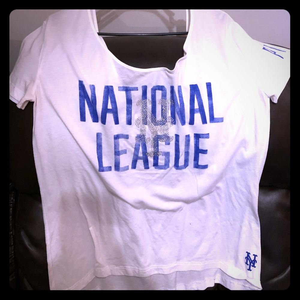 VS PINK NY METS tee